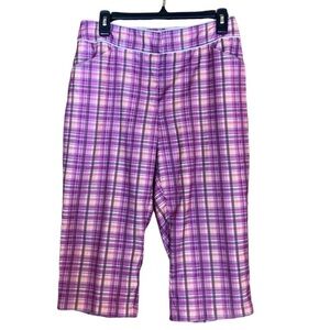 Tail plaid Bermuda golf / athletic shorts Size 8